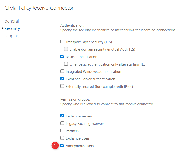 Connector Security